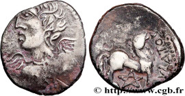 GALLIA BELGICA - REMI (Area of Reims)
Type : Denier ATEVLA / VLATOS, classe Ia 
Date : c. 60-30 AC. 
Mint name / Town : Reims (51) 
Metal : silver 
Di...