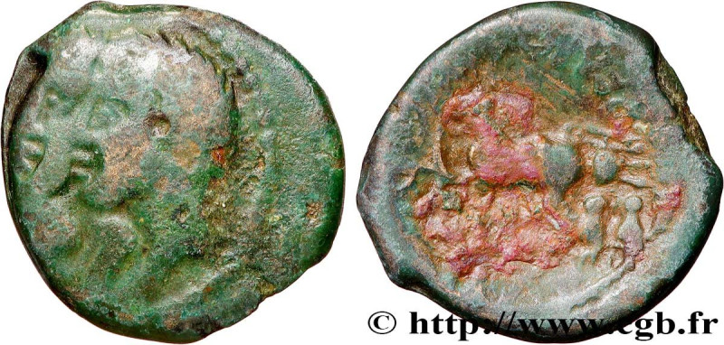 GALLIA BELGICA - REMI (Area of Reims)
Type : Bronze REMO/REMO 
Date : c. 60-40 A...