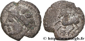GALLIA - SANTONES / MID-WESTERN, Unspecified
Type : Drachme aux mèches aquitaniques, à gauche 
Date : c. 60-50 AC. 
Metal : billon 
Diameter : 15  mm
...