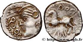 GALLIA BELGICA - SEQUANI (Area of Besançon)
Type : Denier Q. DOCI/SAM F 
Date : c. 57-50 AC. 
Metal : silver 
Diameter : 13,5  mm
Orientation dies : 9...