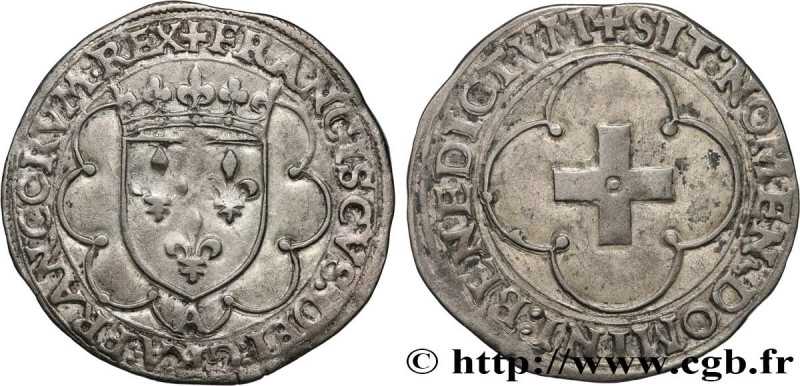 FRANCIS I
Type : Douzain à la croisette, 1er type 
Date : 19/03/1541 
Date : n.d...