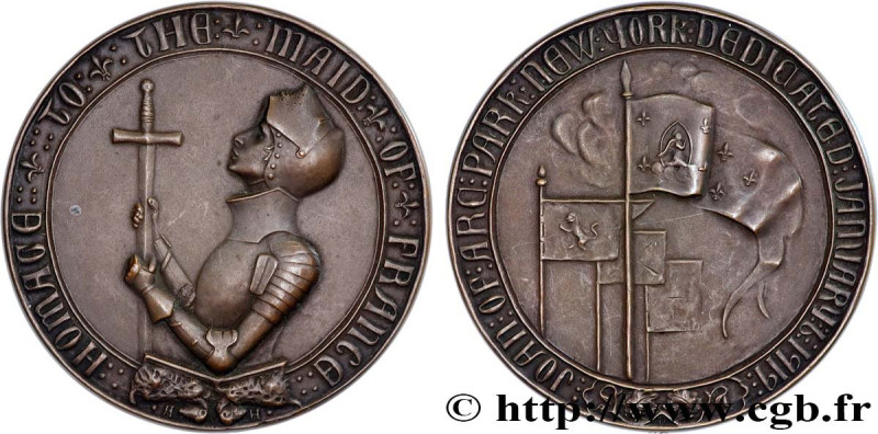 UNITED STATES OF AMERICA
Type : Médaille, Joan of Arc Park, New York City 
Date ...