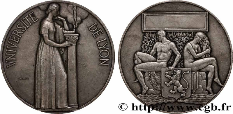 III REPUBLIC
Type : Médaille, Université de Lyon 
Date : n.d. 
Metal : silver 
M...