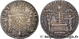 CONSEIL DU ROI / KING'S COUNCIL
Type : Henri II 
Date : 1553 
Metal : silver 
Diameter : 27,5  mm
Orientation dies : 8  h.
Weight : 5,32  g.
Rarity : ...