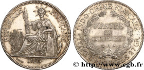 FRENCH INDOCHINA
Type : 1 Piastre de Commerce 
Date : 1926 
Mint name / Town : Paris 
Quantity minted : 6382656 
Metal : silver 
Millesimal fineness :...