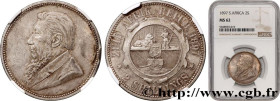 SOUTH AFRICA
Type : 2 Shillings président Kruger 
Date : 1897 
Quantity minted : 147500 
Metal : silver 
Millesimal fineness : 925  ‰
Diameter : 29  m...