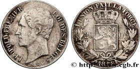 BELGIUM - KINGDOM OF BELGIUM - LEOPOLD I
Type : 20 Centimes, tête nue 
Date : 1858 
Quantity minted : 865252 
Metal : silver 
Millesimal fineness : 90...