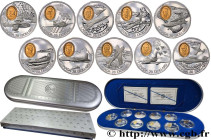 CANADA
Type : Coffret 10 x 20 Dollars proof Vols motorisés au Canada : les 50 premières années 
Date : 1995-1999 
Quantity minted : - 
Metal : silver ...