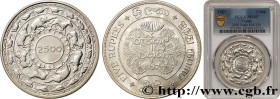 CEYLON
Type : 5 Roupies (Rupees) 2500 ans de Bouddhisme 
Date : 1957 
Quantity minted : 500000 
Metal : silver 
Millesimal fineness : 925  ‰
Diameter ...