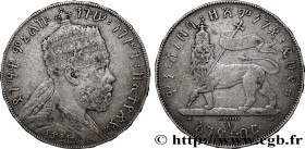 ETHIOPIA
Type : 1 Birr Menelik II EE1889 
Date : 1897 
Mint name / Town : Paris 
Quantity minted : 418000 
Metal : silver 
Millesimal fineness : 835  ...