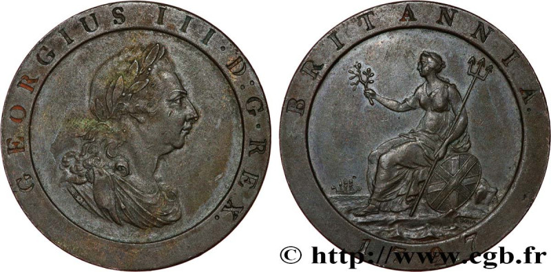 GREAT-BRITAIN - GEORGE III
Type : 1 Penny  
Date : 1797 
Mint name / Town : Soho...