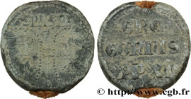 ITALY - PAPAL STATES - GREGORY XI (Pierre Roger de Beaufort)
Type : Bulle papale 
Date : N.D. 
Metal : lead 
Diameter : 36  mm
Orientation dies : 12  ...