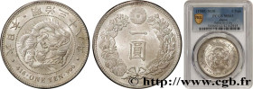JAPAN
Type : 1 Yen type II dragon an 38 Meiji 
Date : (1905) 
Quantity minted : 5031503 
Metal : silver 
Millesimal fineness : 900  ‰
Diameter : 38  m...