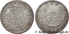 SPANISH AMERICA - MEXICO - FERDINAND VI
Type : 2 Reales  
Date : 1756 
Mint name / Town : Mexico 
Quantity minted : - 
Metal : silver 
Millesimal fine...