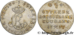 NORWAY - KINGDOM OF NORWAY - CHRISTIAN VII
Type : 1/5 Speciedaler ou 24 Skilling 
Date : 1797 
Mint name / Town : Kongsberg 
Quantity minted : - 
Meta...
