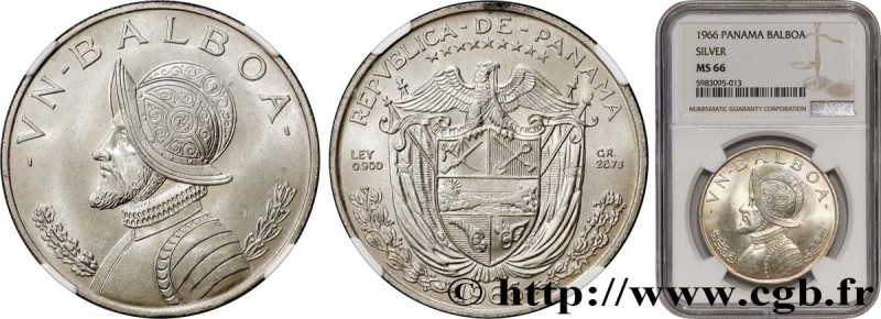 PANAMA
Type : 1 Balboa Vasco Nunez de Balboa 
Date : 1966 
Quantity minted : 300...