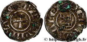 HOLY GROUND - KINGDOM OF JERUSALEM - BALDWIN III
Type : Denier 
Date : c. 1150 
Date : n.d. 
Mint name / Town : Jérusalem 
Metal : billon 
Diameter : ...