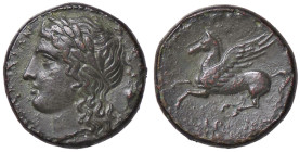 GRECHE - SICILIA - Siracusa - Terza Repubblica (344-317 a.C.) - Emidracma Mont. 5109; S. Ans. 530 (AE g. 5,33)
BB+