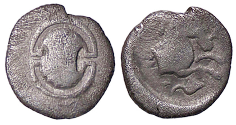 GRECHE - BEOTIA - Obolo (AG g. 0,83)
qBB