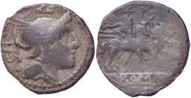 ROMANE REPUBBLICANE - ANONIME - Monete senza simboli (dopo 211 a.C.) - Sesterzio B. 4; Cr. 44/7 (AG g. 0,75)
MB