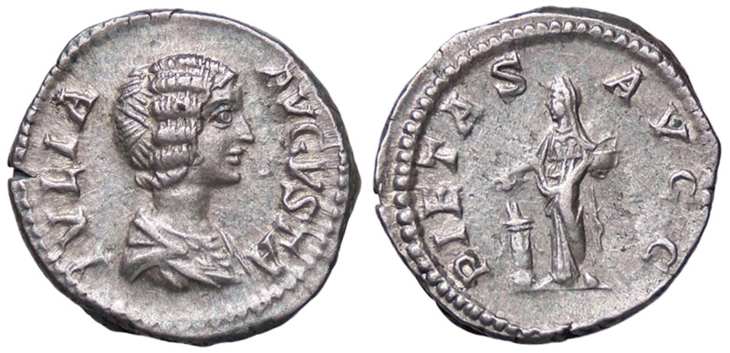 ROMANE IMPERIALI - Giulia Domna (moglie di S. Severo) - Denario C. 151; RIC 572 ...