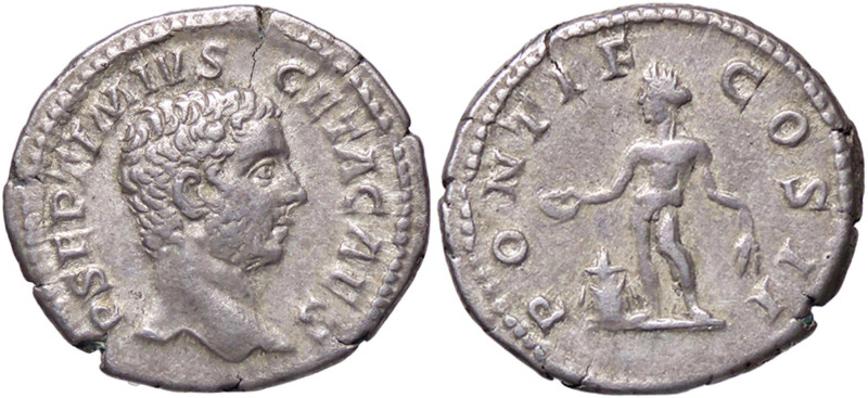 ROMANE IMPERIALI - Geta (209-212) - Denario (AG g. 3,37)
BB