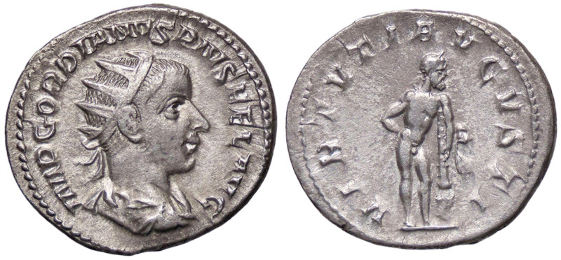 ROMANE IMPERIALI - Gordiano III (238-244) - Antoniniano C. 404; RIC 95 (AG g. 4,...