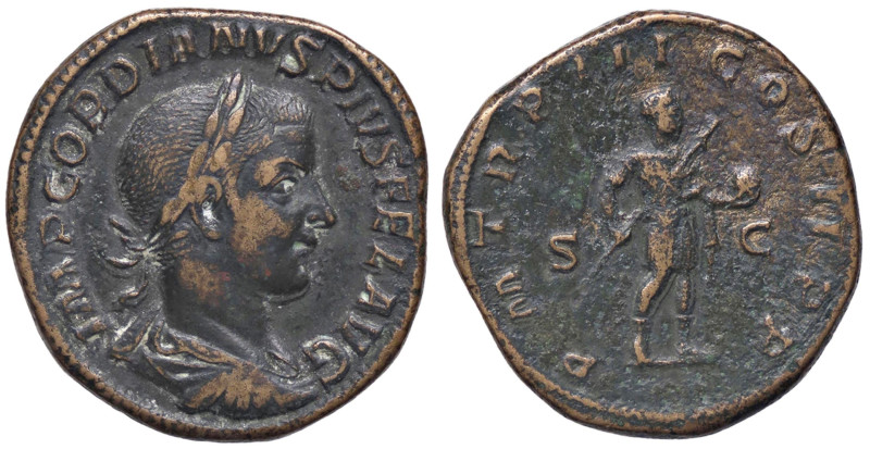 ROMANE IMPERIALI - Gordiano III (238-244) - Sesterzio C. 244 (AE g. 22,01)
BB+