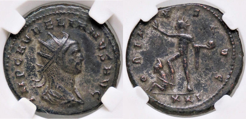 ROMANE IMPERIALI - Aureliano (270-275) - Antoniniano MI Sigillata Classical Coin...