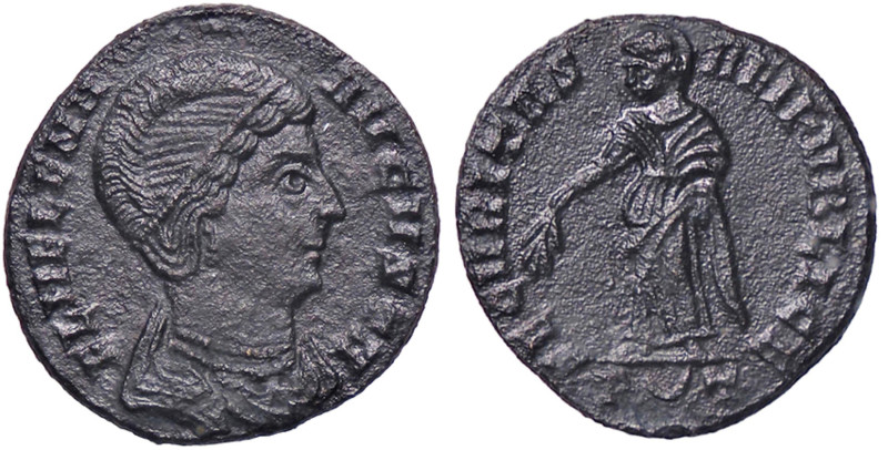 ROMANE IMPERIALI - Elena (madre di Costantino I) - AE 3 (Ticinum) RIC 202 (MI g....