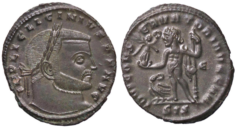 ROMANE IMPERIALI - Licinio I (308-324) - Follis (Siscia) C. 70 (MI g. 4,34) Ecce...