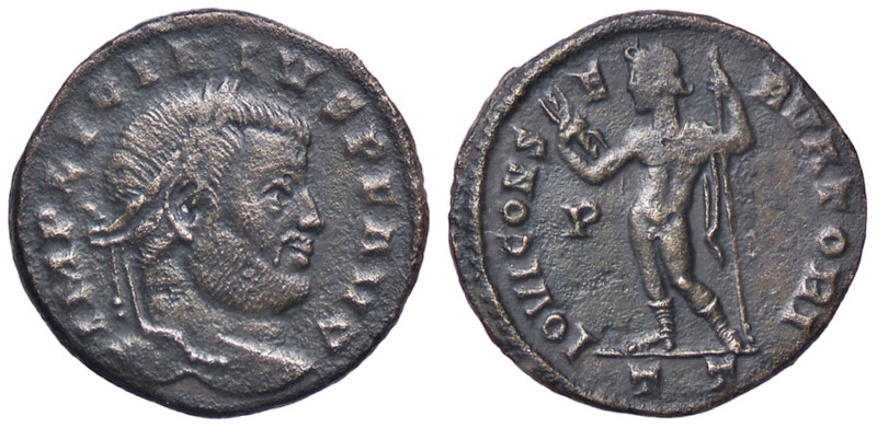 ROMANE IMPERIALI - Licinio I (308-324) - Follis ridotto (Ticinum) RIC 70 (MI g. ...