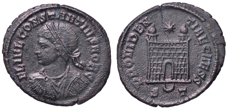 ROMANE IMPERIALI - Costanzo II (337-361) - Follis ridotto (Ticinum) RIC 201 (MI ...