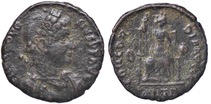 ROMANE IMPERIALI - Teodosio I (379-395) - AE 3 C. 5 (AE g. 2,62)
BB