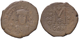 BIZANTINE - Maurizio Tiberio (582-602) - Follis (Costantinopoli) Sear 494 (AE g. 12,57)
qBB