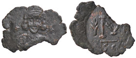 BIZANTINE - Tiberio III (698-705) - Follis (AE g. 2,18)
qBB
