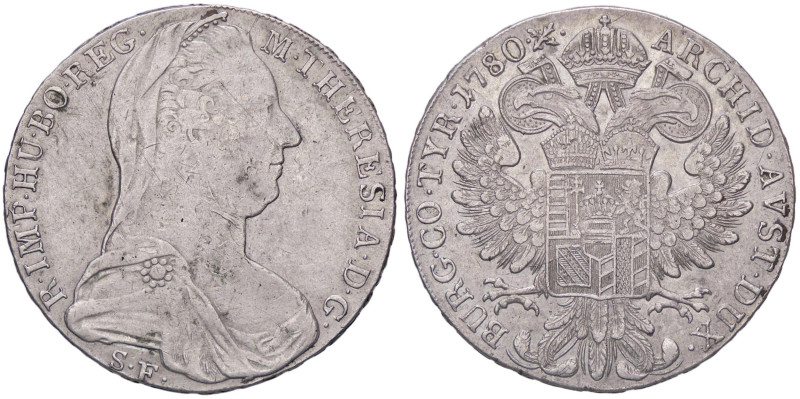 ESTERE - AUSTRIA - Maria Teresa (vedova) (1765-1780) - Tallero 1780 AG Postuma
...