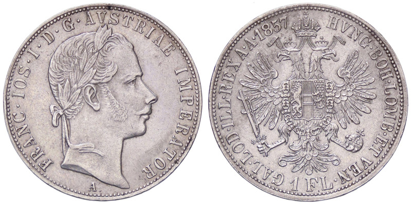 ESTERE - AUSTRIA - Francesco Giuseppe (1848-1916) - Fiorino 1857 A Kr. 2219 AG
...