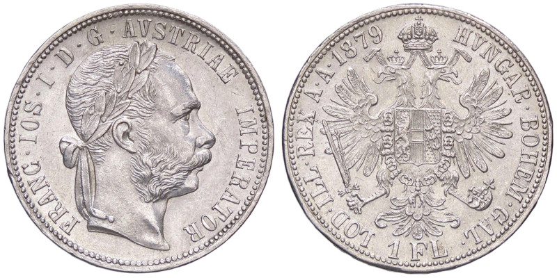 ESTERE - AUSTRIA - Francesco Giuseppe (1848-1916) - Fiorino 1879 A Kr. 2222 AG C...