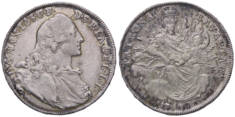 ESTERE - GERMANIA - BAVIERA - Massimiliano III Giuseppe (1745-1777) - Tallero 17...