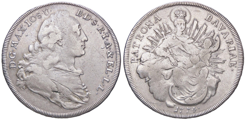 ESTERE - GERMANIA - BAVIERA - Massimiliano III Giuseppe (1745-1777) - Tallero 17...