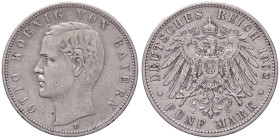 ESTERE - GERMANIA - BAVIERA - Otto (1886-1913) - 5 Marchi 1902 D Kr. 512 AG
BB/BB+