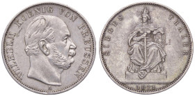 ESTERE - GERMANIA - PRUSSIA - Guglielmo I (1861-1888) - Tallero 1871 A - Vittoria sulla Francia Kr. 500 AG Segno al ciglio
BB+