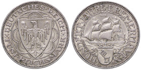 ESTERE - GERMANIA - Repubblica di Weimar (1919-1933) - 5 Marchi 1927 - 10Â° Anniversario porto di Brema Kr. 51 RR AG
qFDC