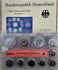 ESTERE - GERMANIA - Repubblica Federale (1949) - Serie 2001 A D F G J 10 valori in ogni confezione
FDC