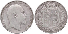 ESTERE - GRAN BRETAGNA - Edoardo VII (1901-1910) - Mezza corona 1902 Kr. 802 AG
meglio di MB