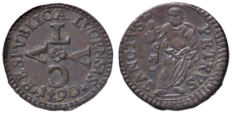 ZECCHE ITALIANE - LUCCA - Repubblica (1369-1799) - Duetto 1790 CNI 870; MIR 243/...