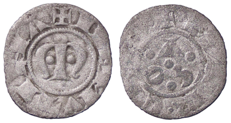 ZECCHE ITALIANE - MODENA - Azzo VIII d'Este (1293-1306) - Denaro CNI 4/5; MIR 62...