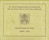 ZECCHE ITALIANE - ROMA - Benedetto XVI (2005-2013) - Serie 2009 A. IV NI Confezione da 8 pezzi Leggera traccia di adesivo sul cartoncino
FDC