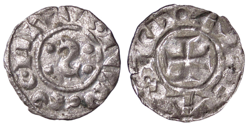 ZECCHE ITALIANE - SIENA - Repubblica (Sec. XII-1390) - Denaro MIR 473 (MI g. 0,5...